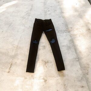 AMIRI Black Ripped Skinny Jeans